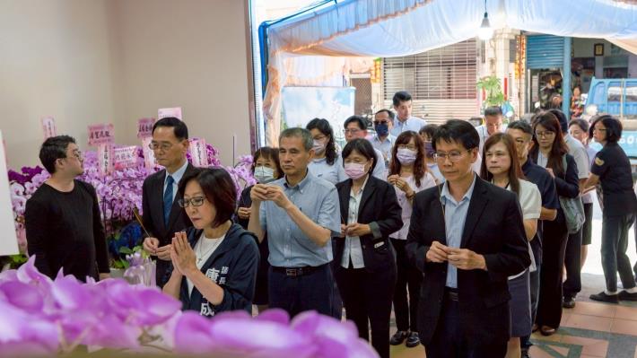 前高雄縣議會議長黃振塊辭世 康議長感念前輩對議會的深厚情誼